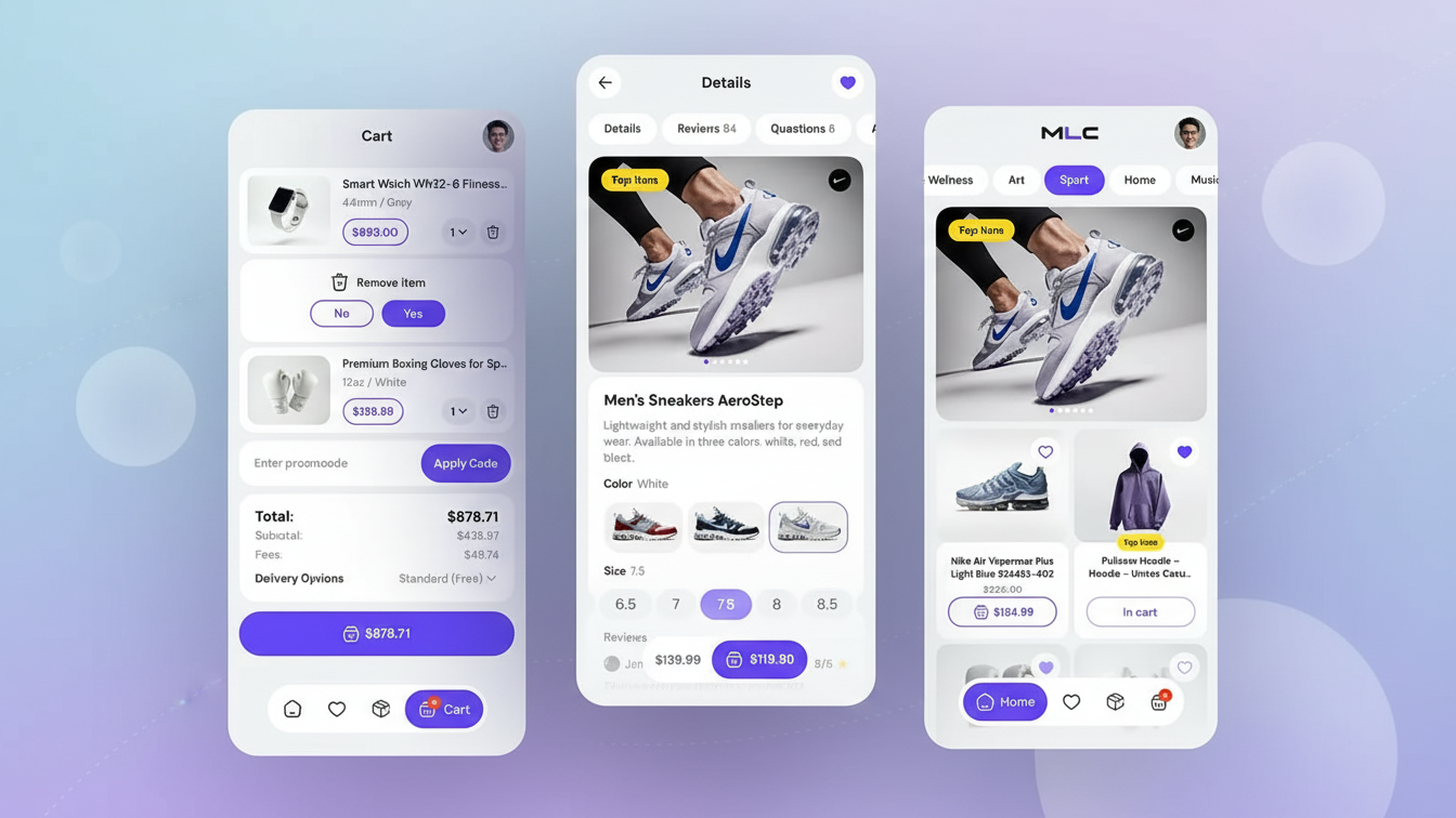 Smart Beauty Ecommerce Mobile App Experience